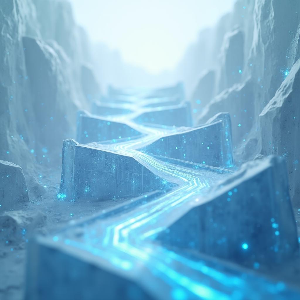 Abstrakcyjna wizualizacja bezpiecznych danych w architekturze